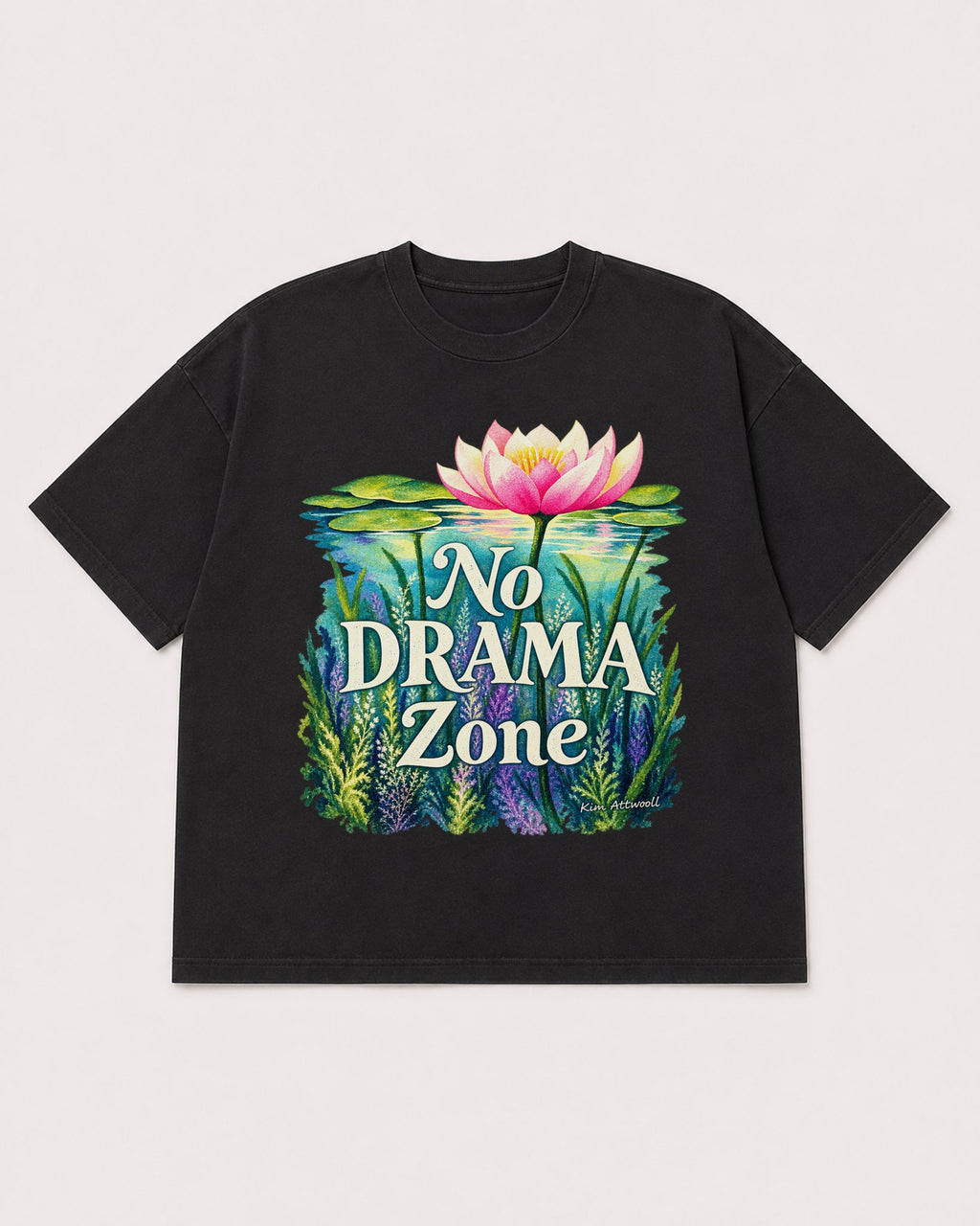 Mockup Boxy Heavyweight Tee Black product