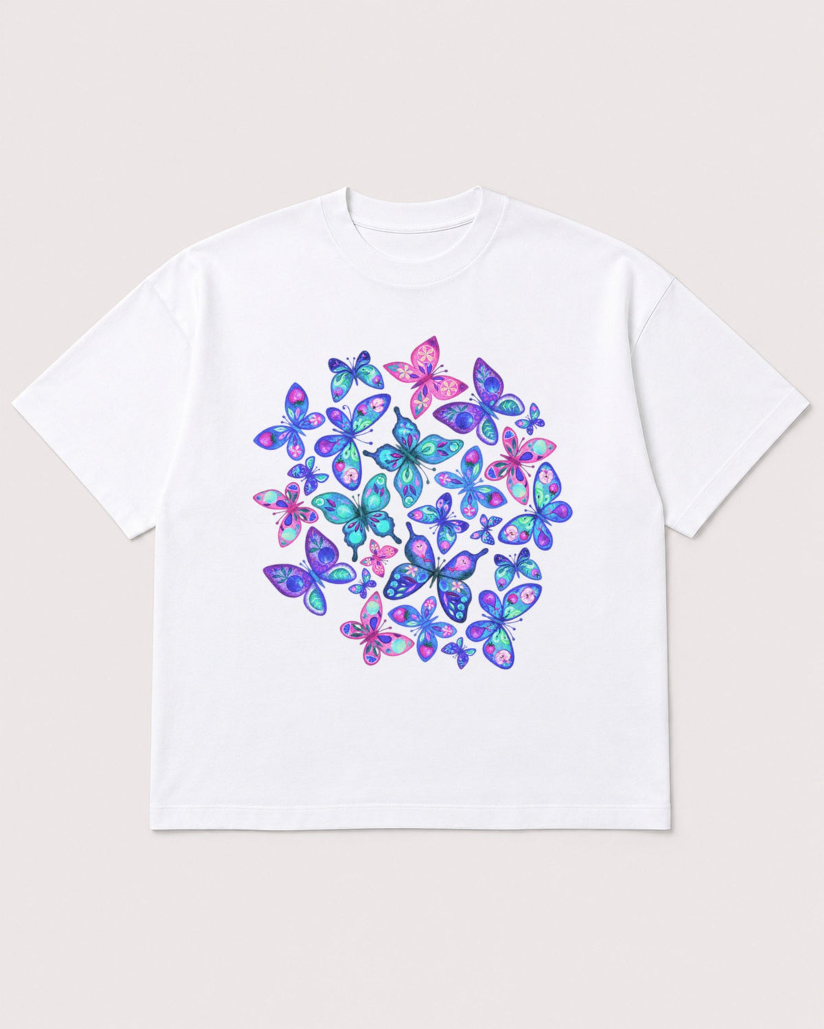 Mockup Boxy Heavyweight Tee White product