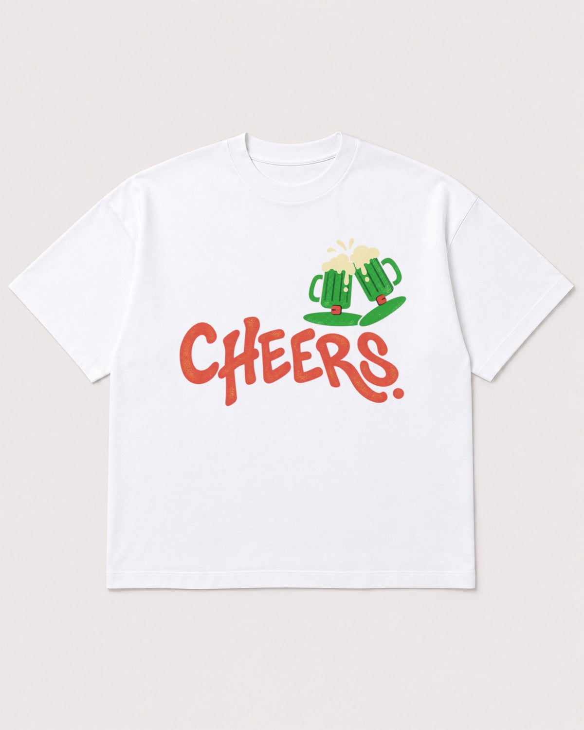 Mockup Boxy Heavyweight Tee White product