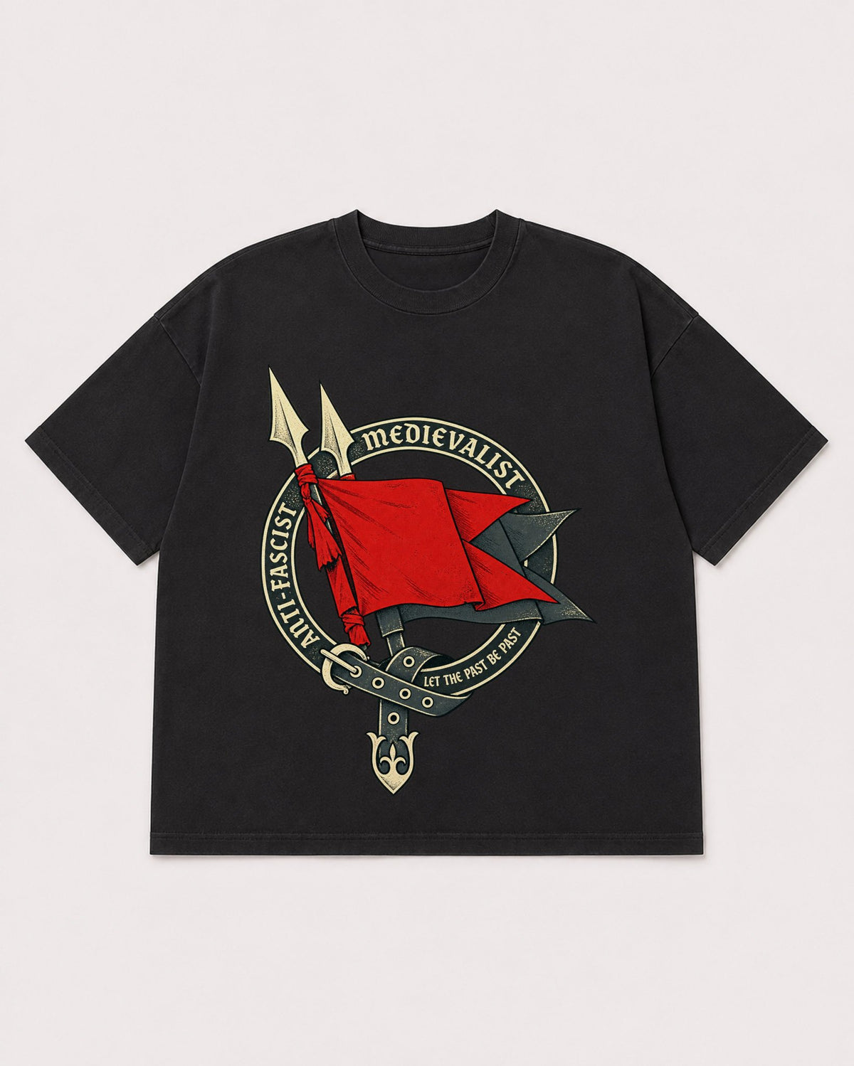 Mockup Boxy Heavyweight Tee Black product