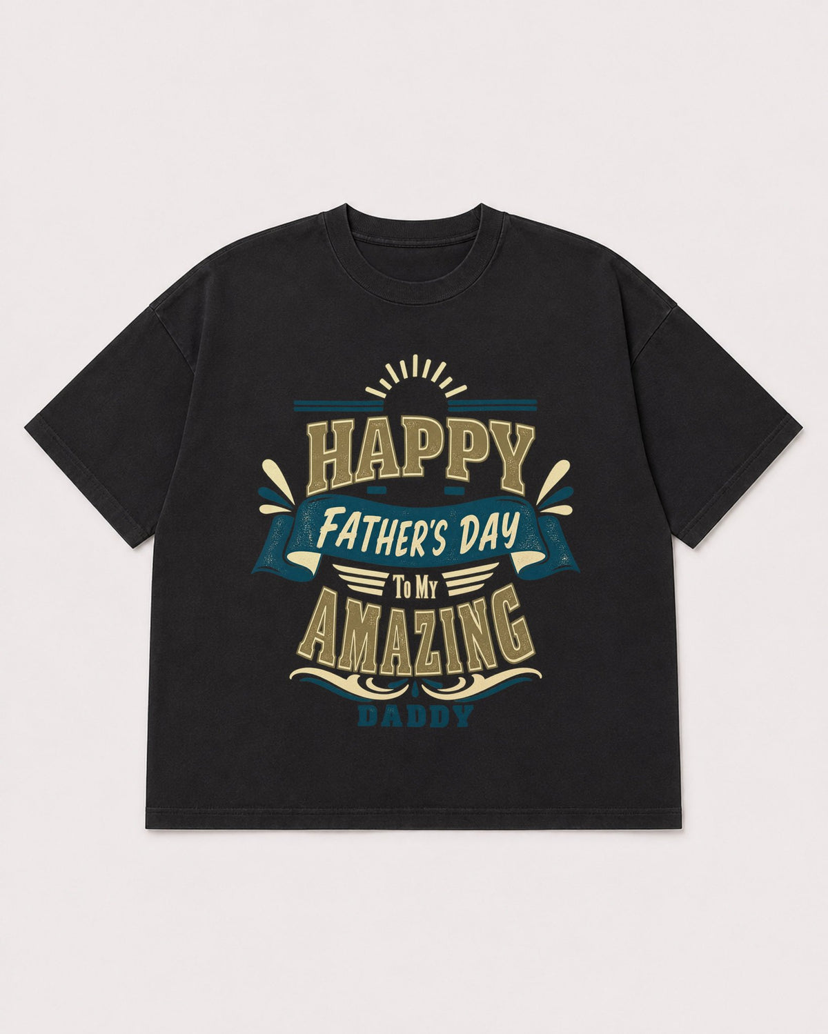 Mockup Boxy Heavyweight Tee Black product