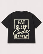 Mockup Boxy Heavyweight Tee Black product