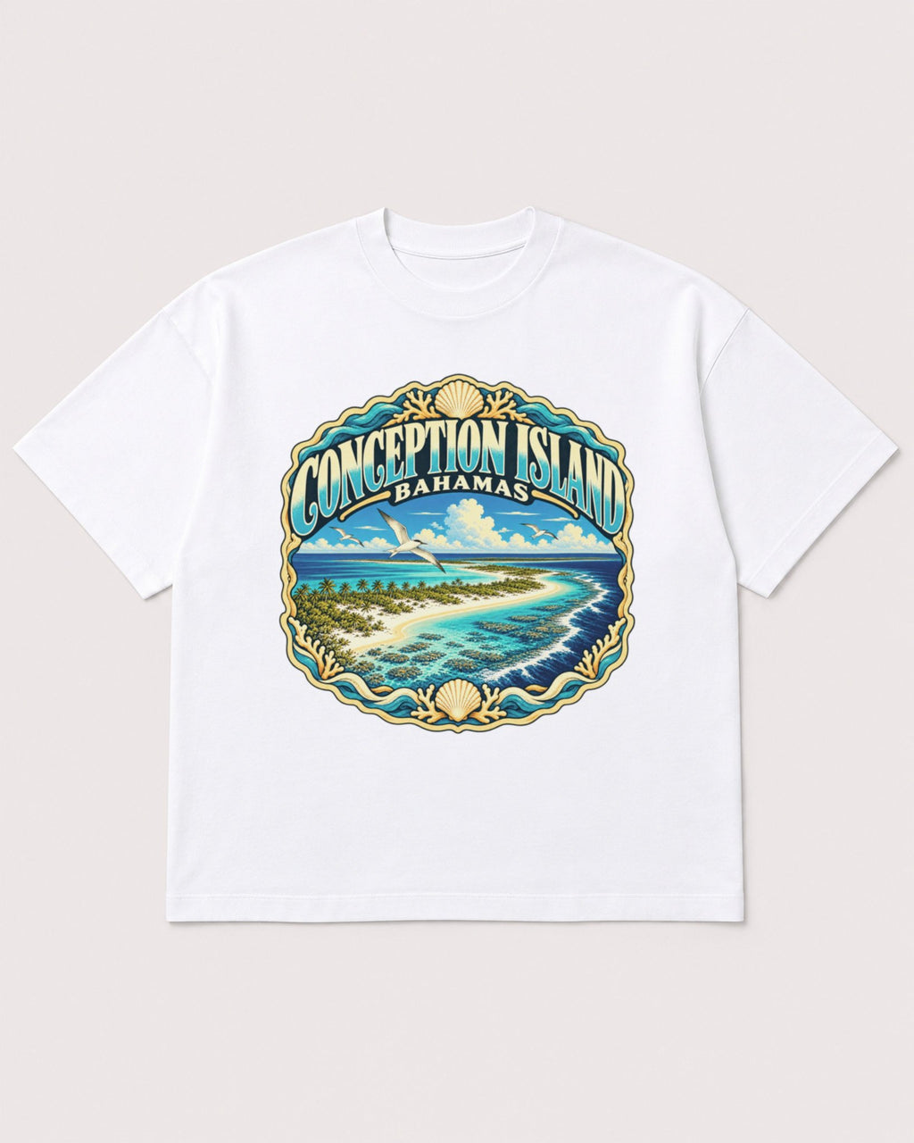 Mockup Boxy Heavyweight Tee White product