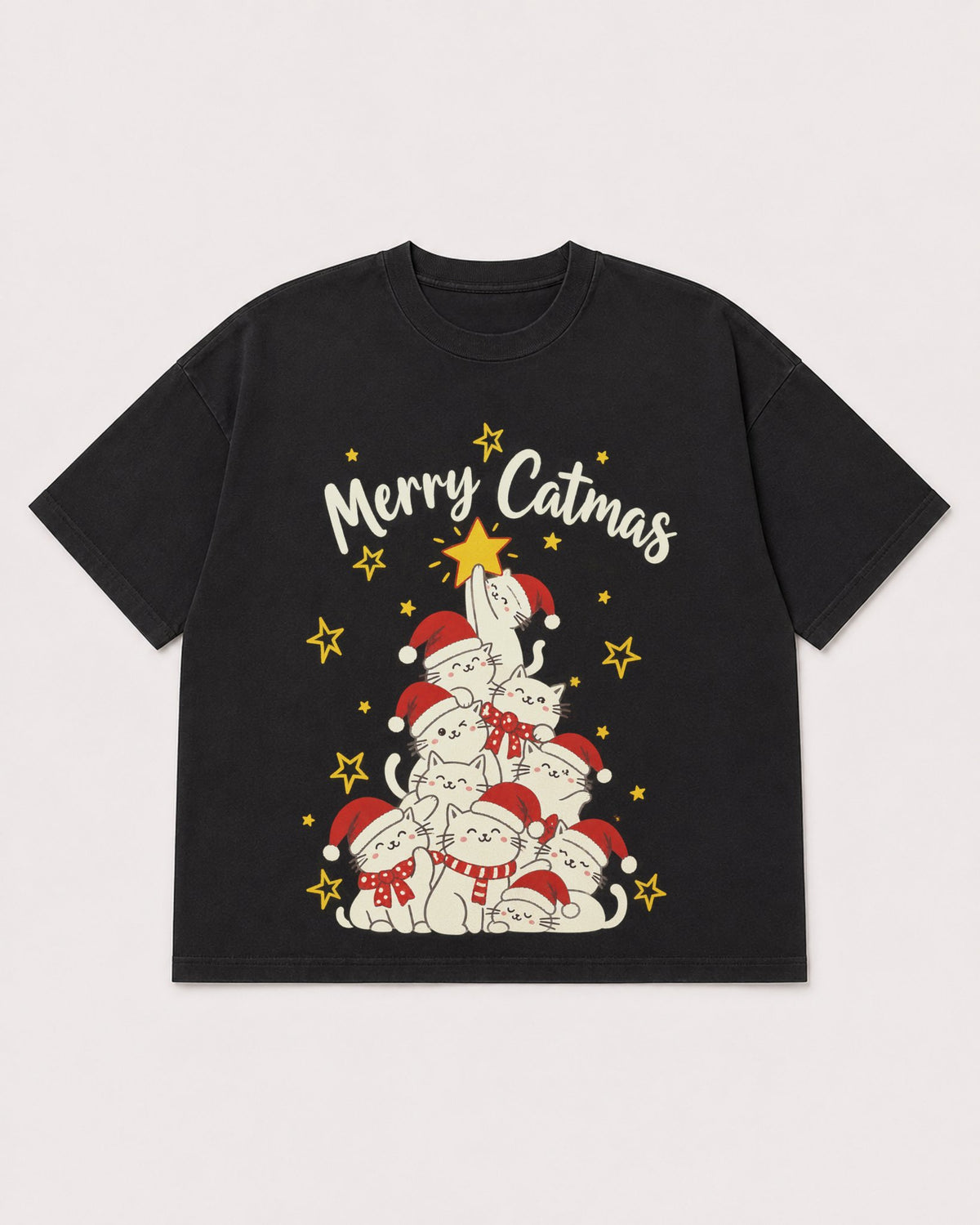 Mockup Boxy Heavyweight Tee Black product