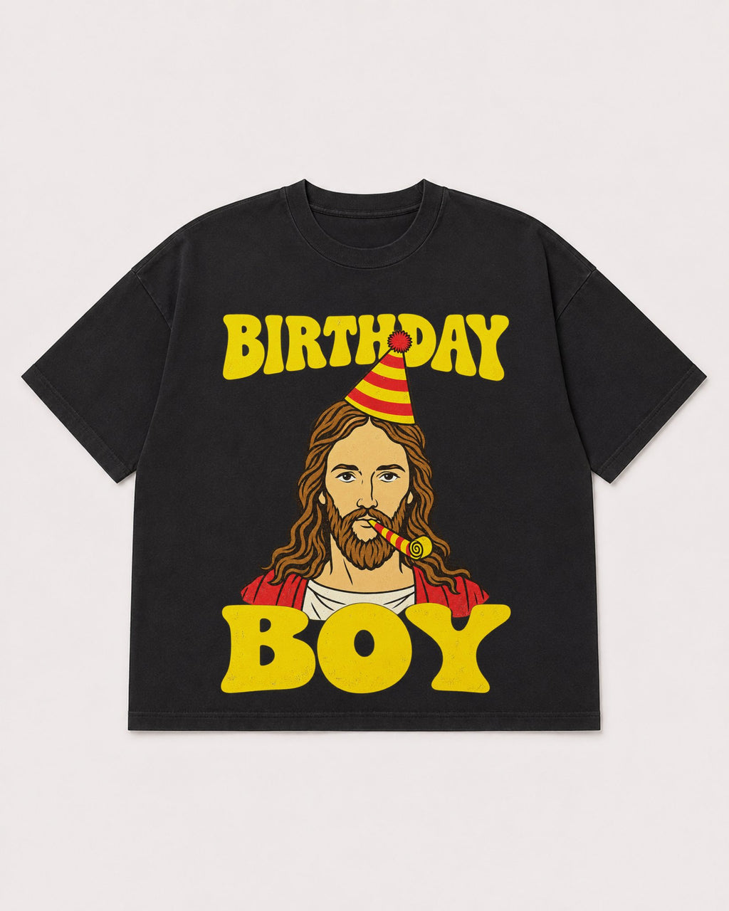 Mockup Boxy Heavyweight Tee Black product