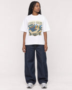 Mockup Boxy Heavyweight Tee White female full-body 04