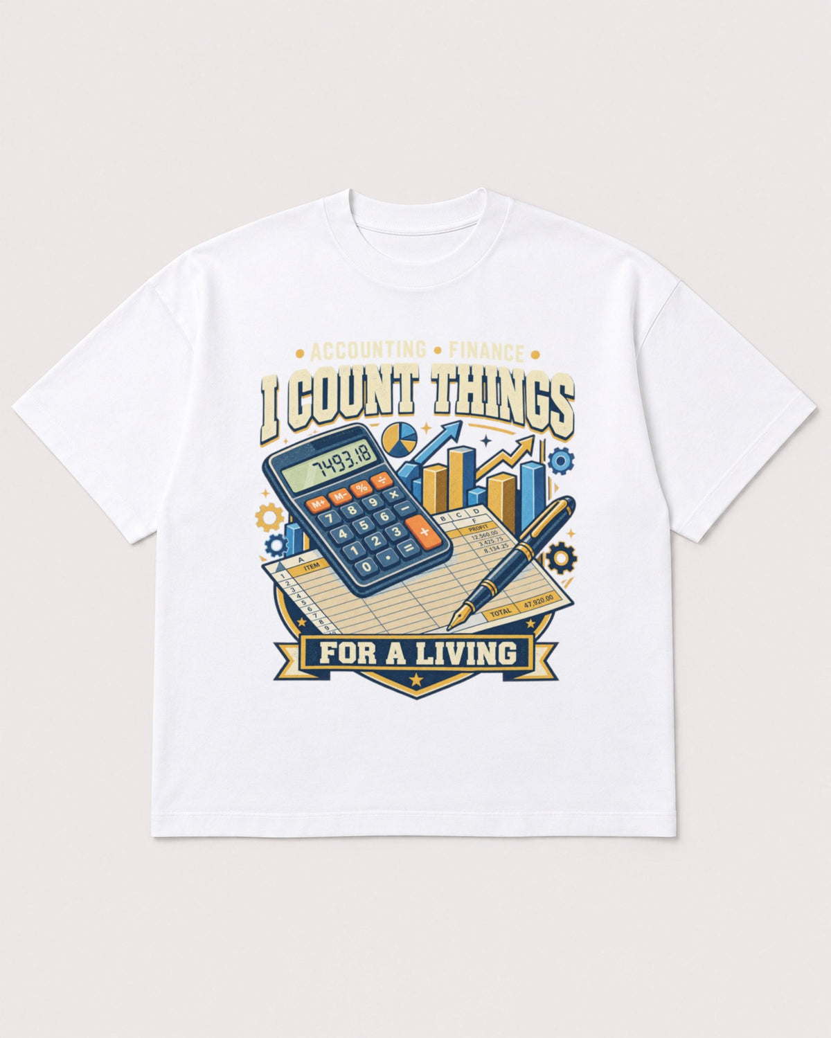 Mockup Boxy Heavyweight Tee White product