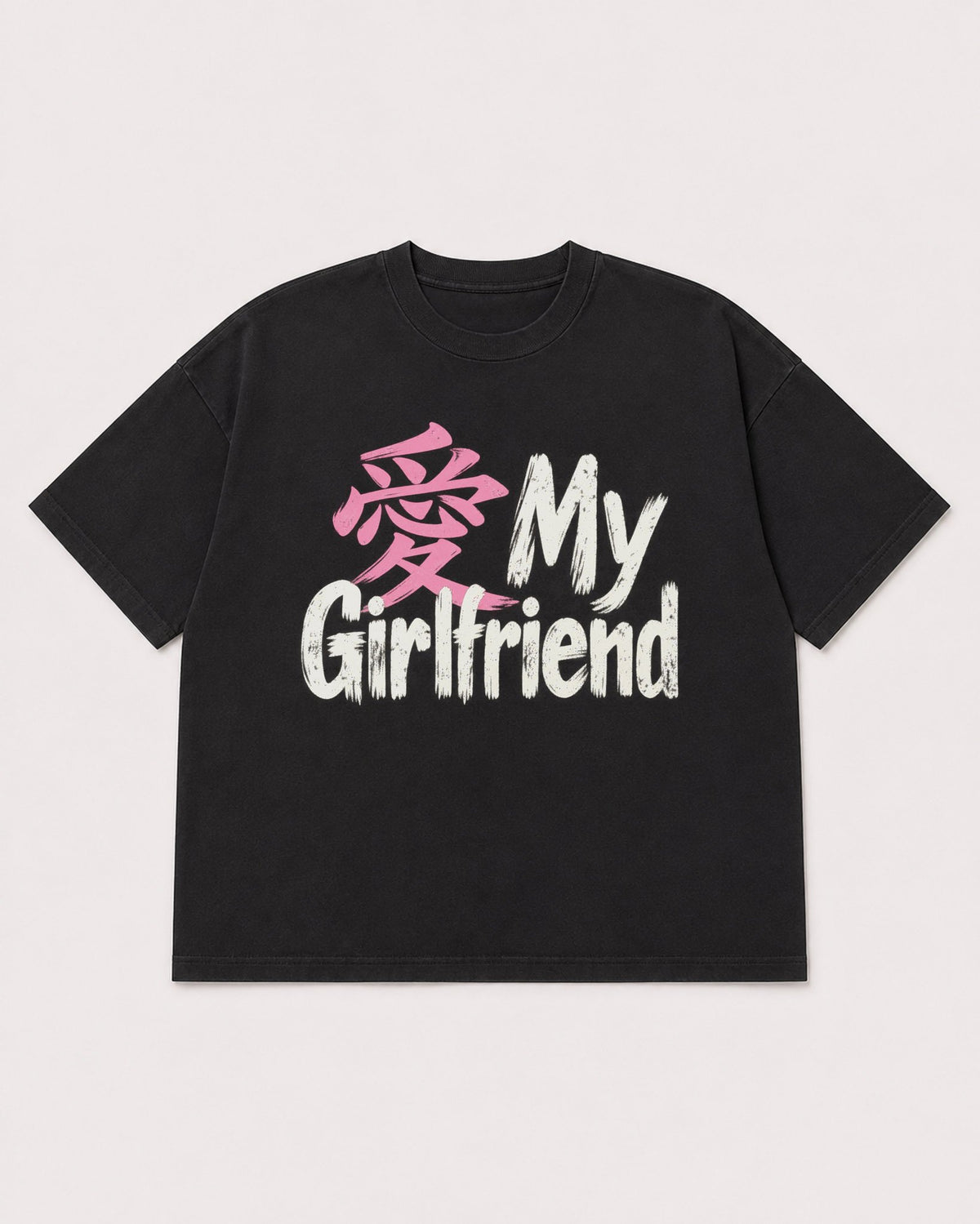 Mockup Boxy Heavyweight Tee Black product