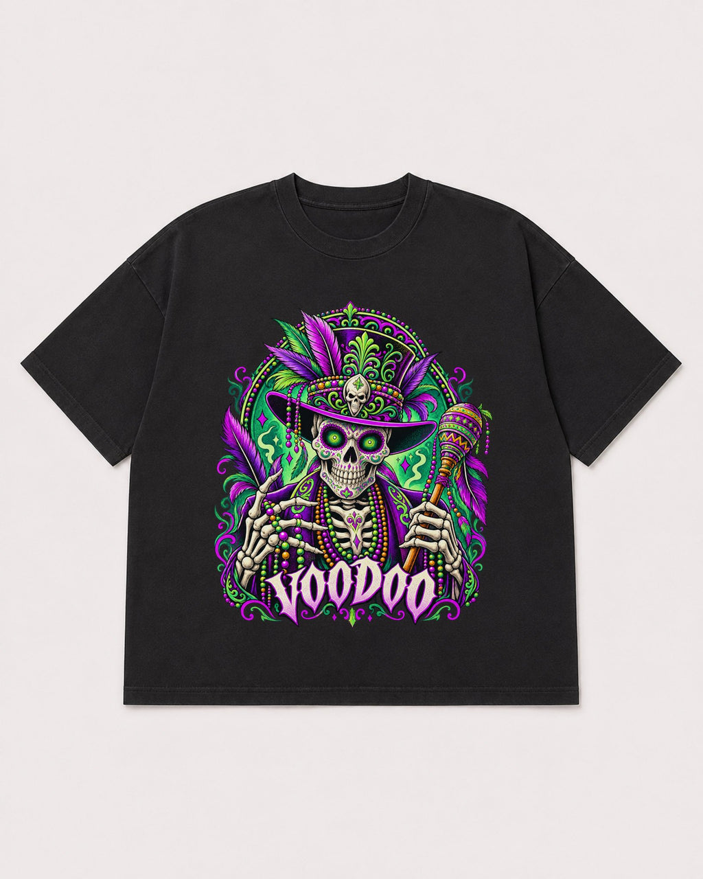 Mockup Boxy Heavyweight Tee Black product