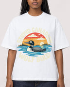 Mockup Boxy Heavyweight Tee White female close-up 04