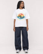 Mockup Boxy Heavyweight Tee White female full-body 04