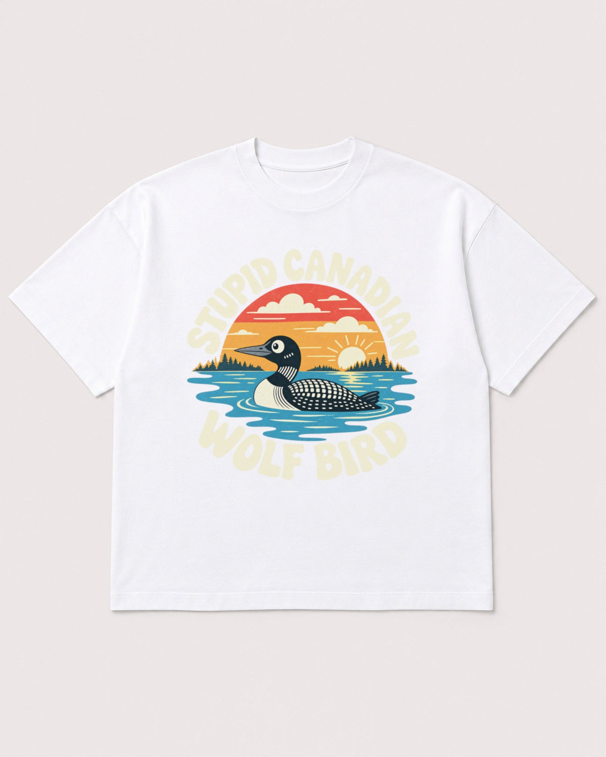 Mockup Boxy Heavyweight Tee White product
