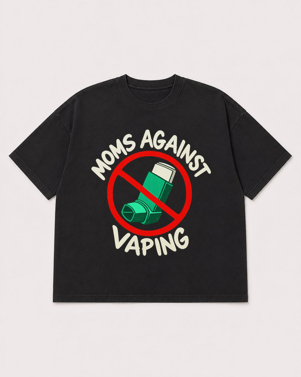 Mockup Boxy Heavyweight Tee Black product