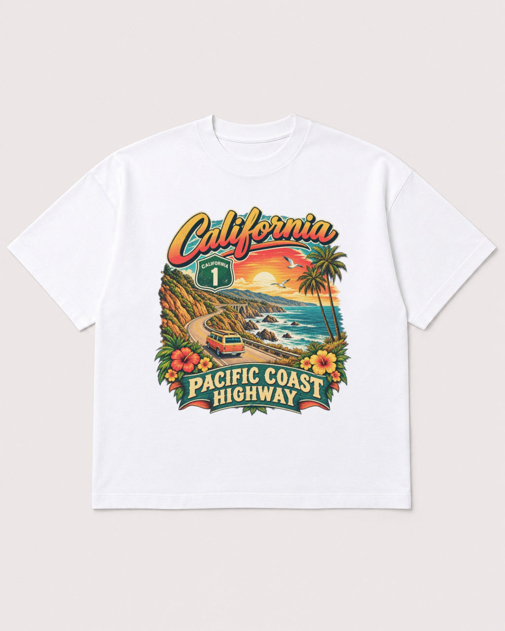 Mockup Boxy Heavyweight Tee White product
