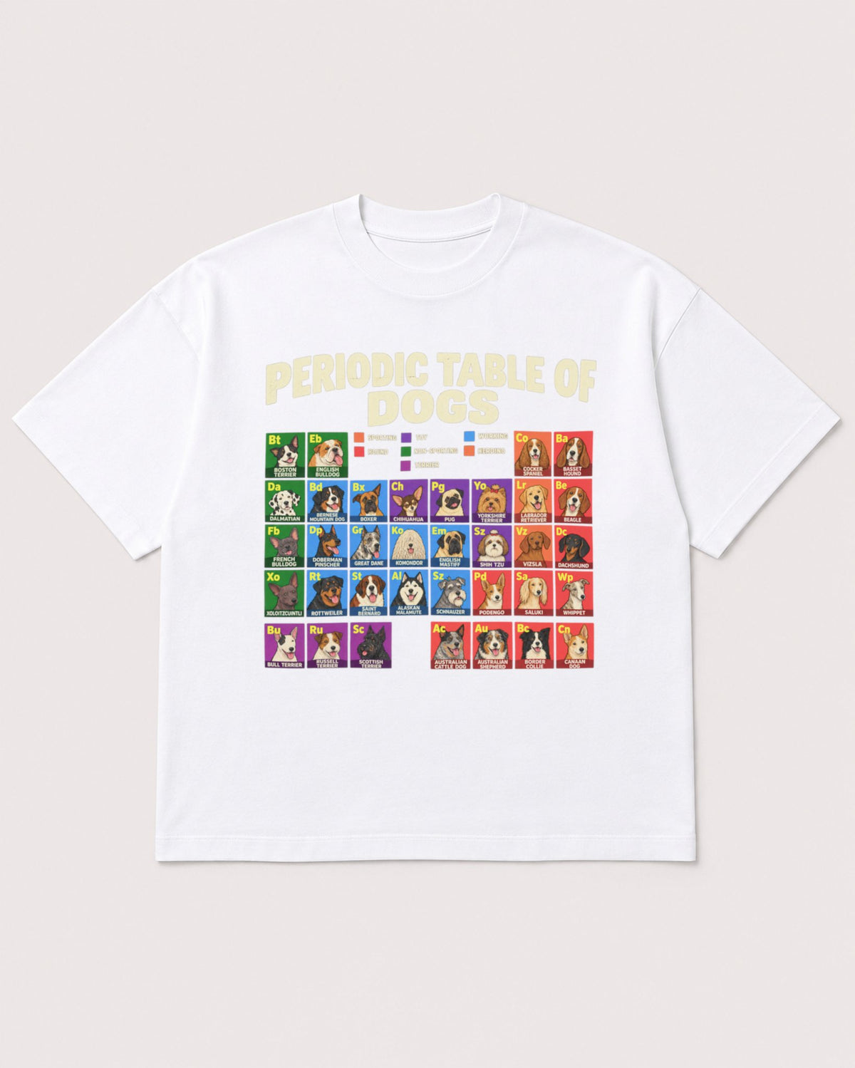 Mockup Boxy Heavyweight Tee White product