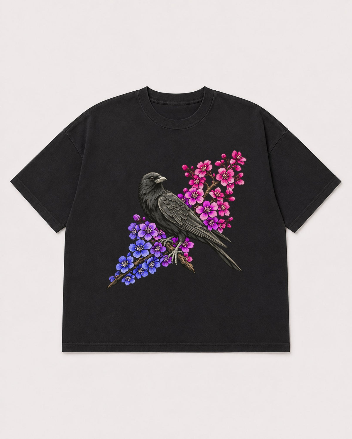 Mockup Boxy Heavyweight Tee Black product