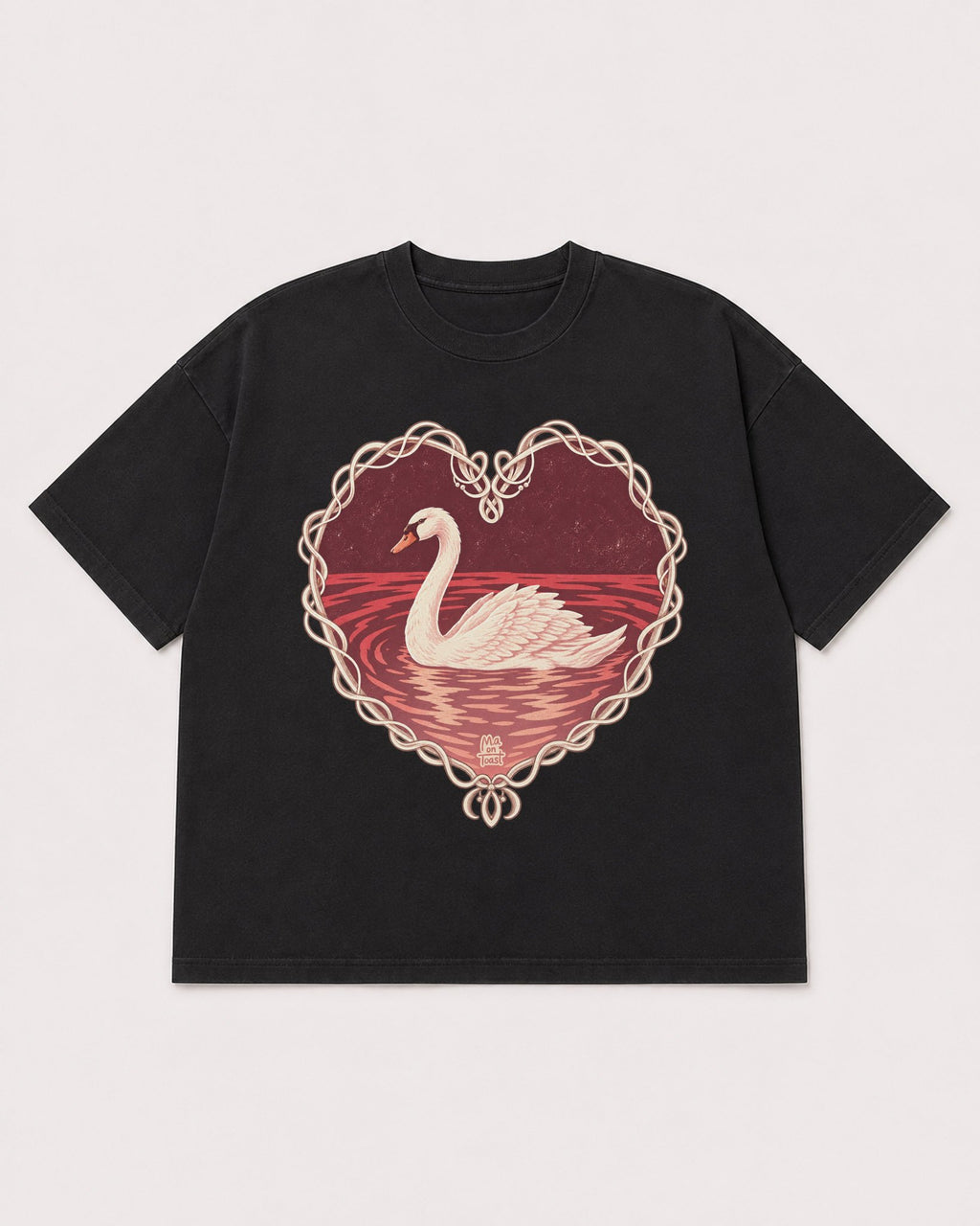 Mockup Boxy Heavyweight Tee Black product