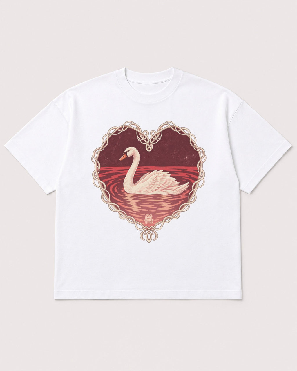 Mockup Boxy Heavyweight Tee White product