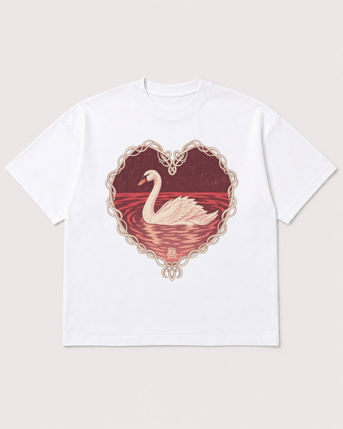 Mockup Boxy Heavyweight Tee White product