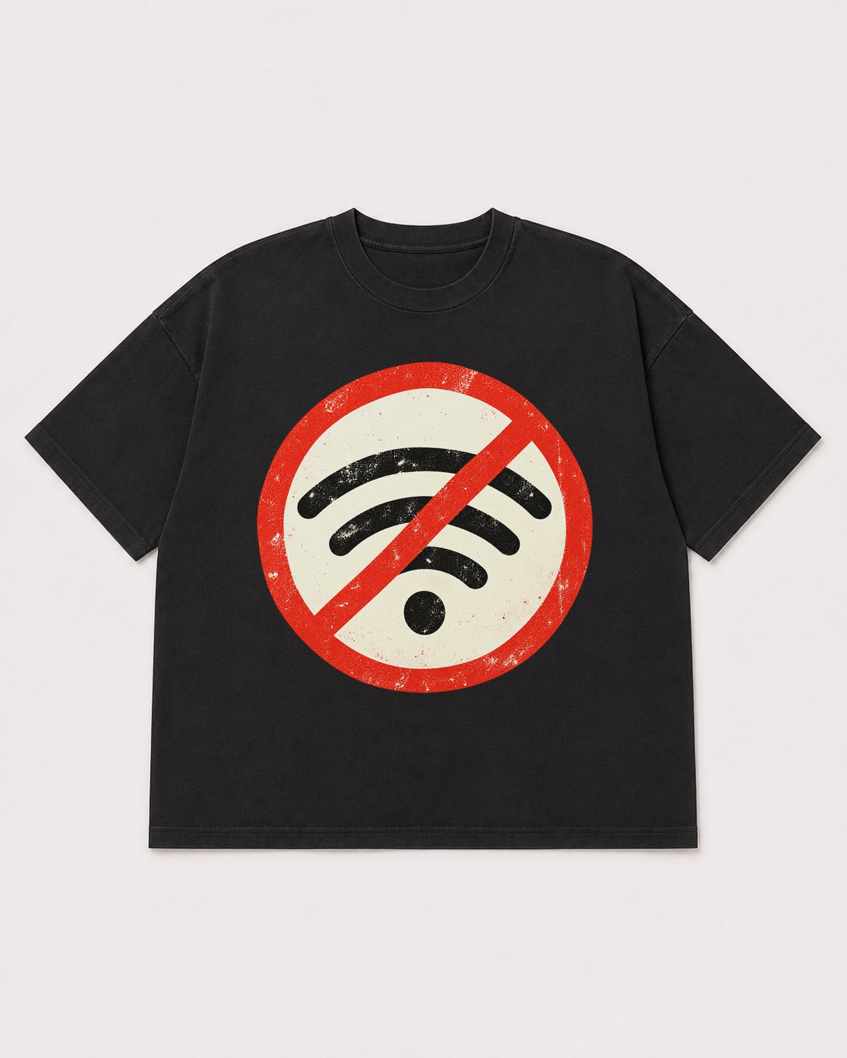 Mockup Boxy Heavyweight Tee Black product