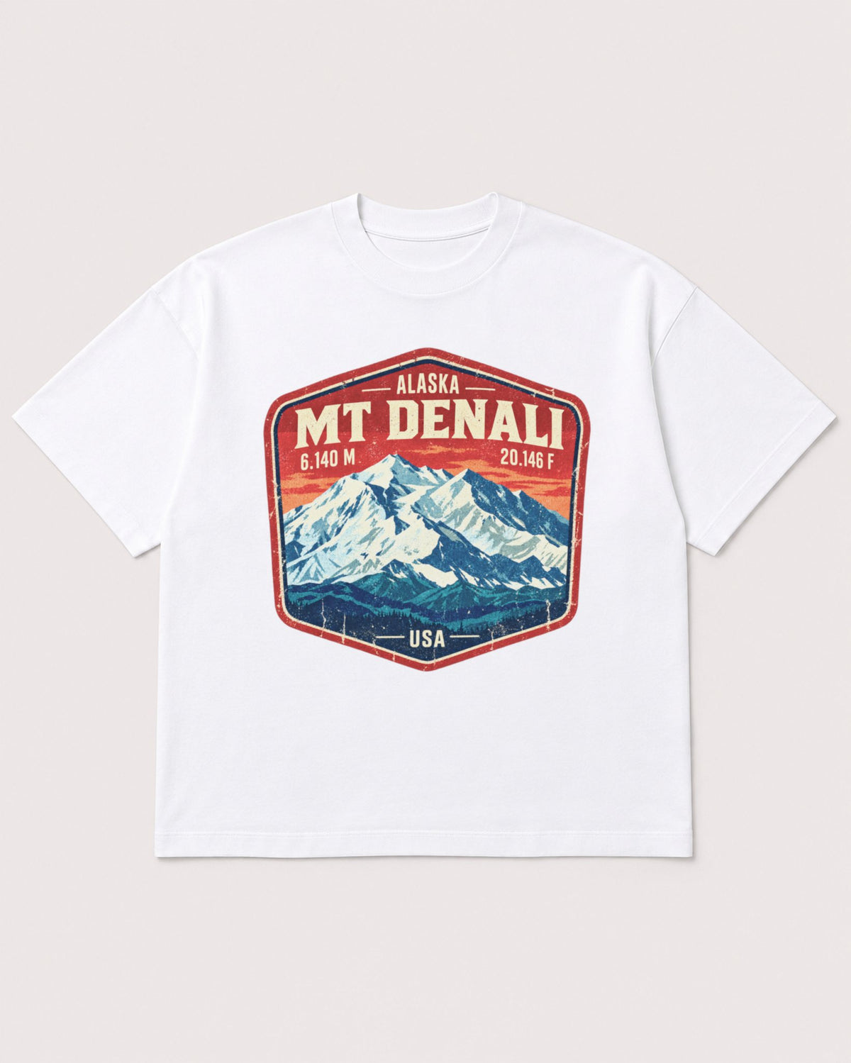 Mockup Boxy Heavyweight Tee White product