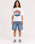 Mockup Boxy Heavyweight Tee White female full-body 06