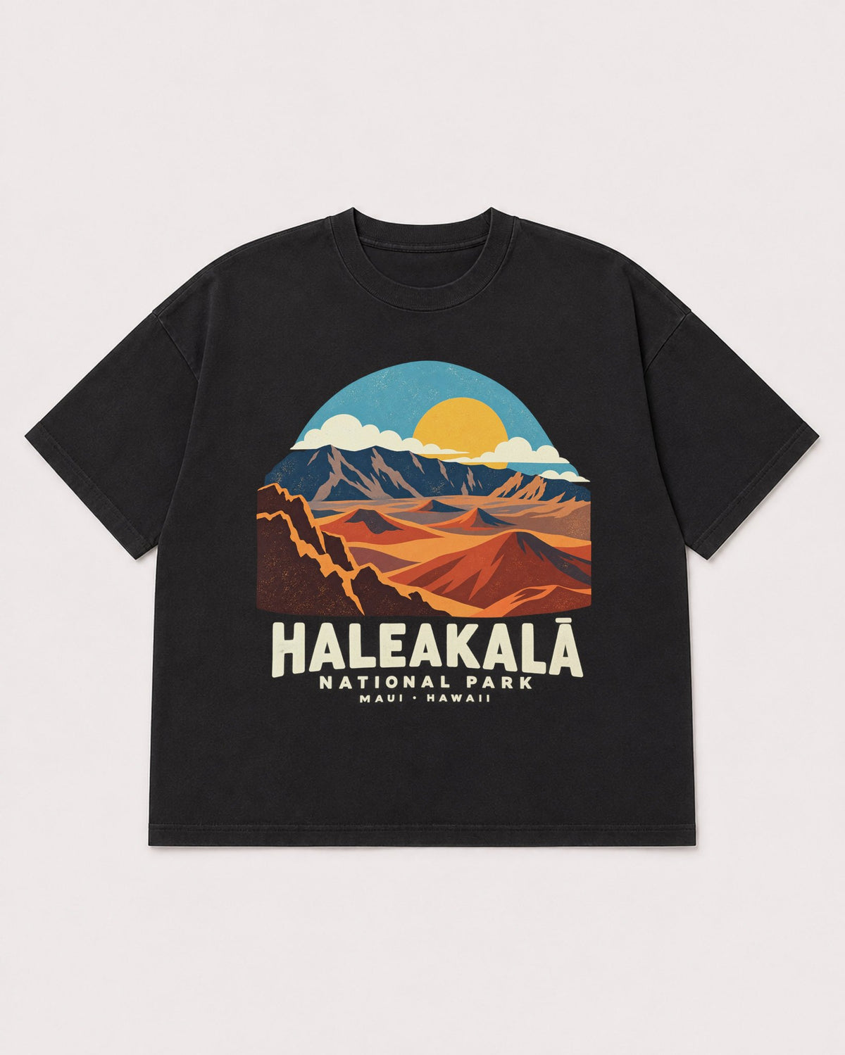Mockup Boxy Heavyweight Tee Black product