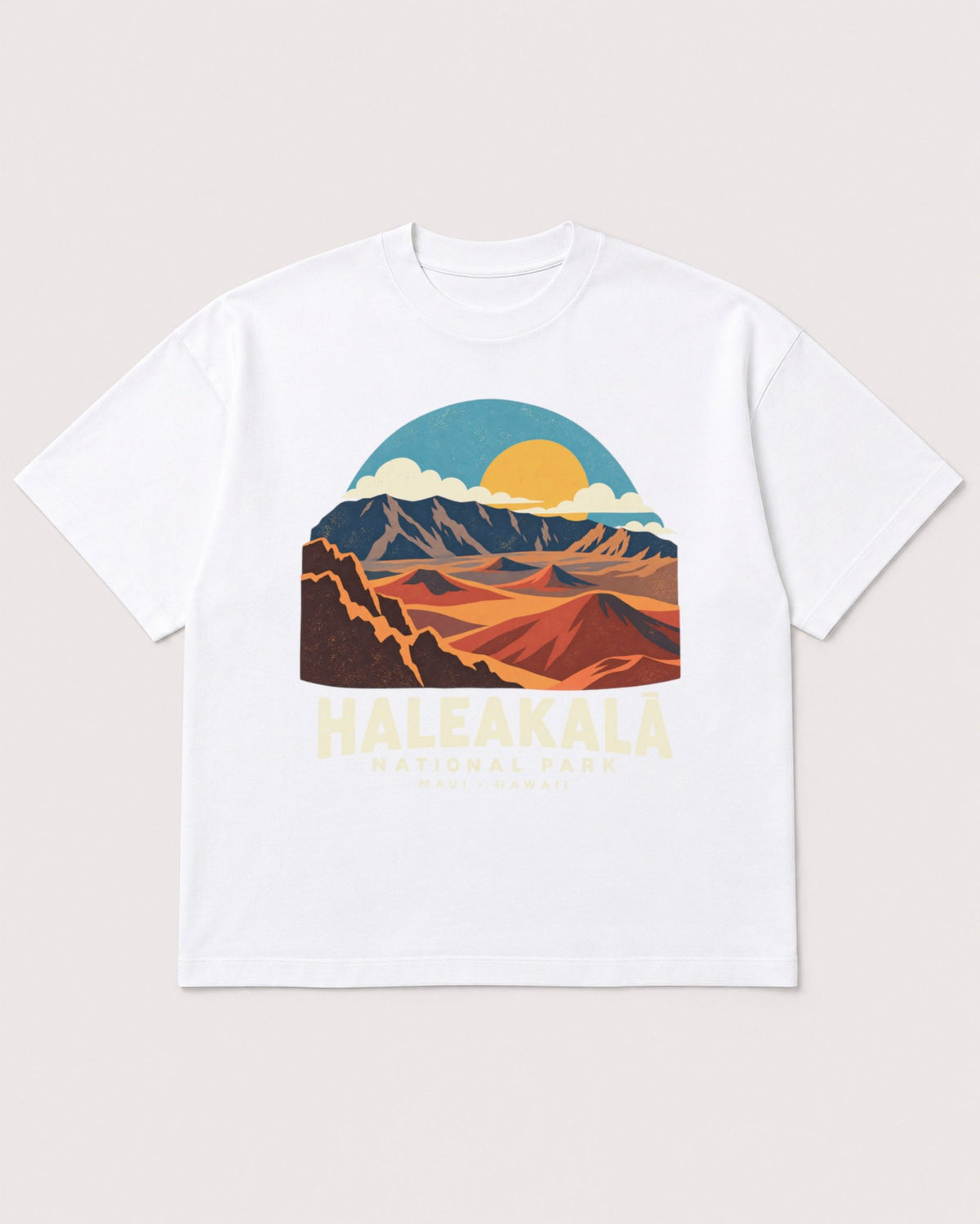 Mockup Boxy Heavyweight Tee White product