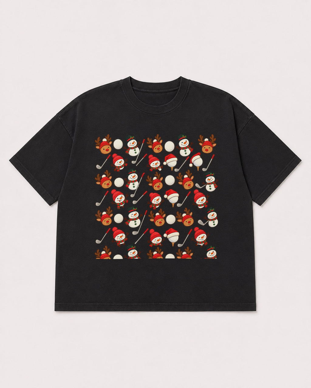 Mockup Boxy Heavyweight Tee Black product