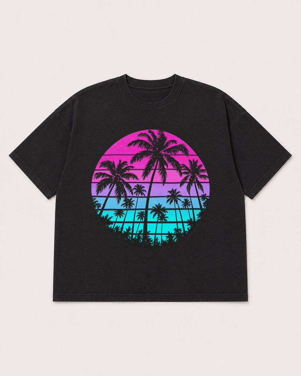 Mockup Boxy Heavyweight Tee Black product