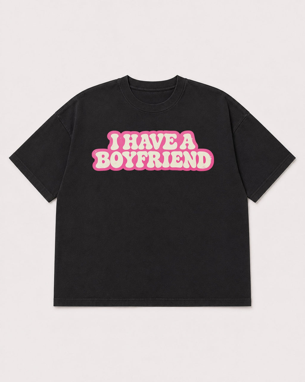 Mockup Boxy Heavyweight Tee Black product