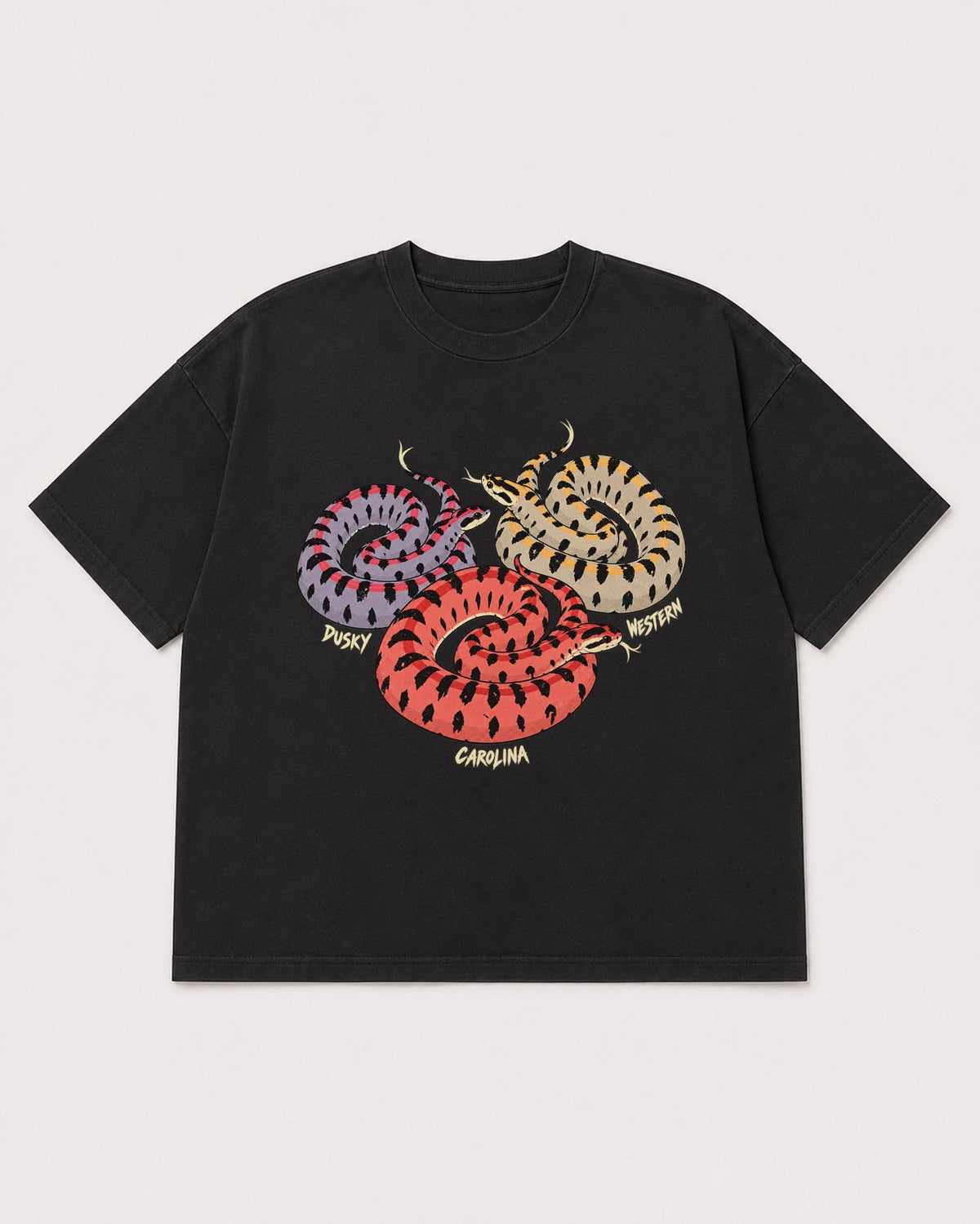 Mockup Boxy Heavyweight Tee Black product
