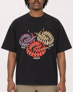 Mockup Boxy Heavyweight Tee Black male close-up 04
