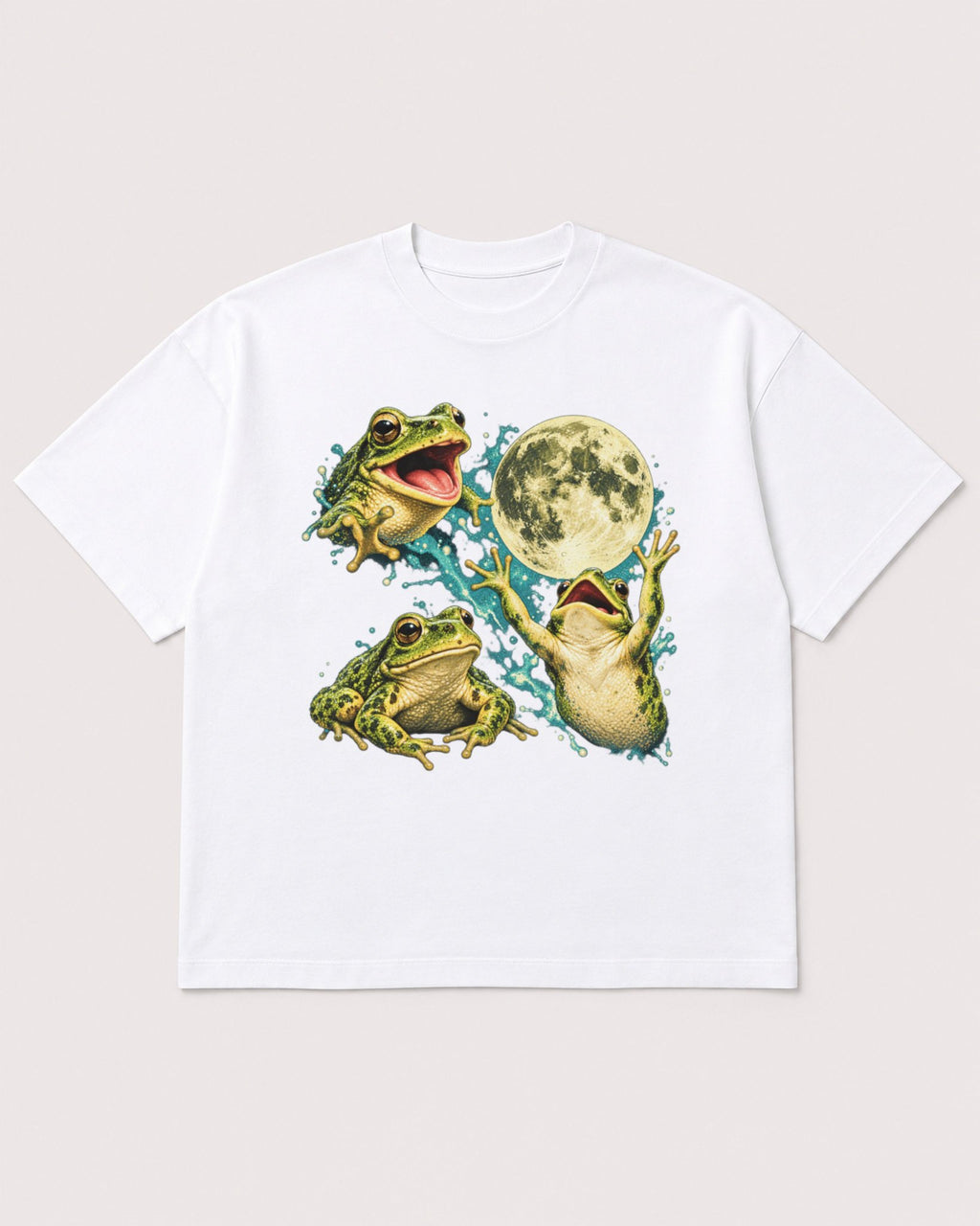 Mockup Boxy Heavyweight Tee White product
