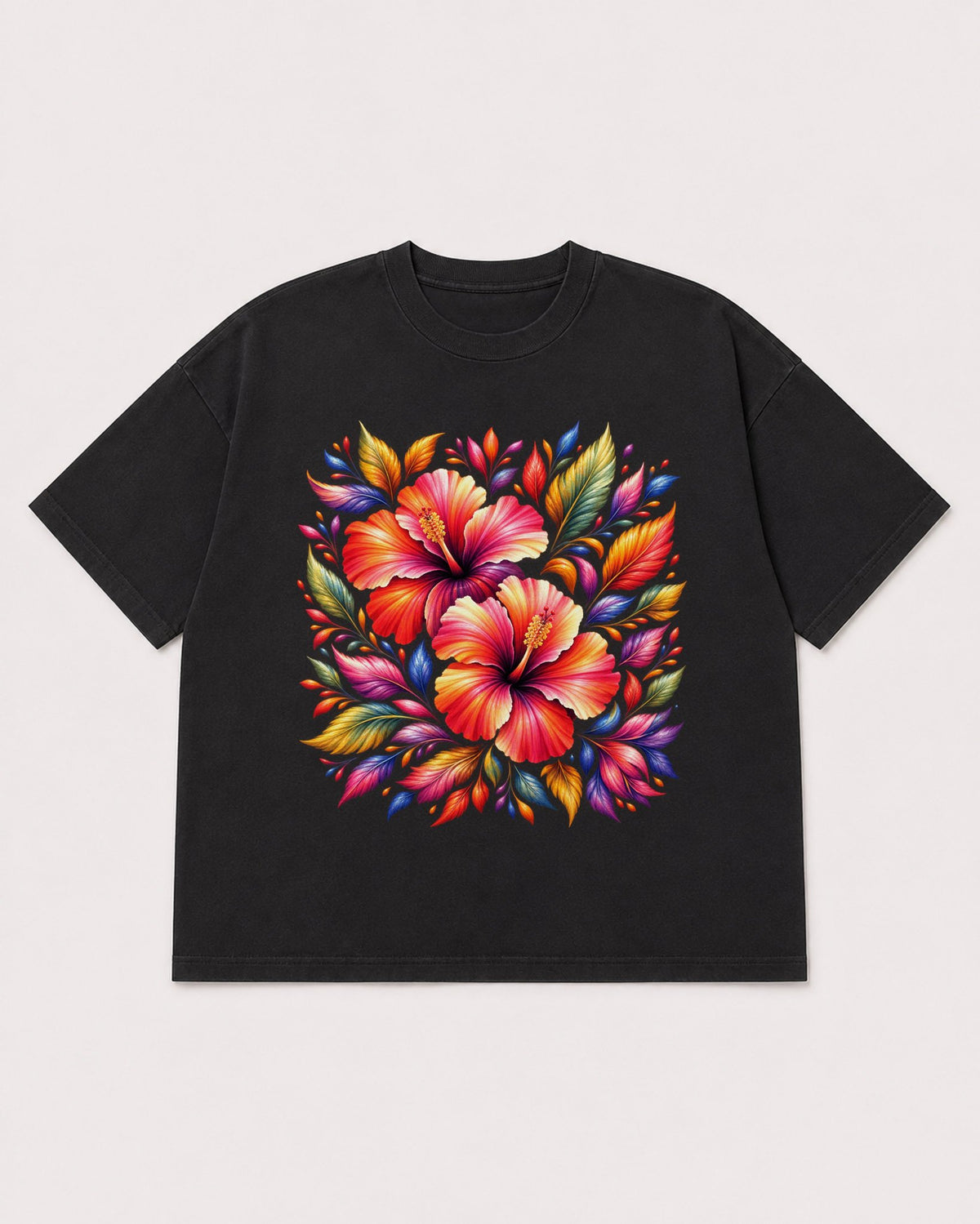 Mockup Boxy Heavyweight Tee Black product