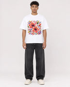 Mockup Boxy Heavyweight Tee White male full-body 20