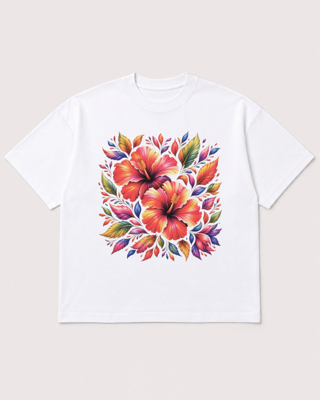 Mockup Boxy Heavyweight Tee White product