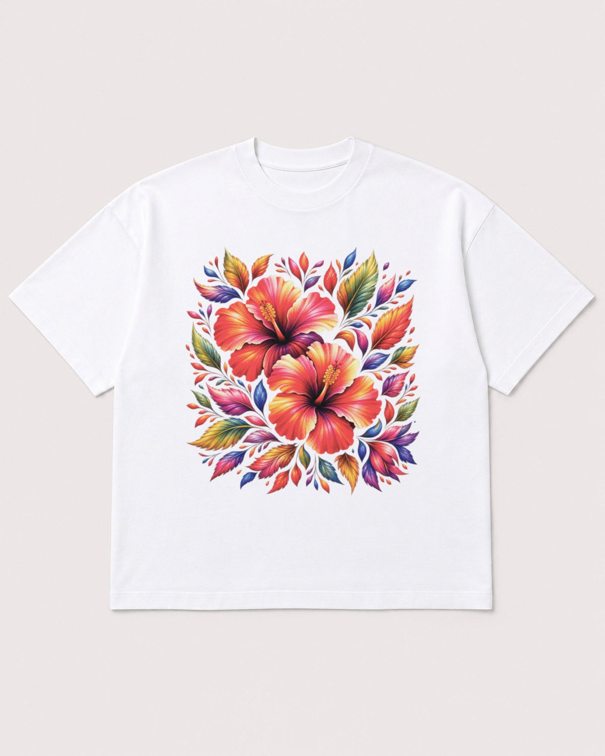 Mockup Boxy Heavyweight Tee White product