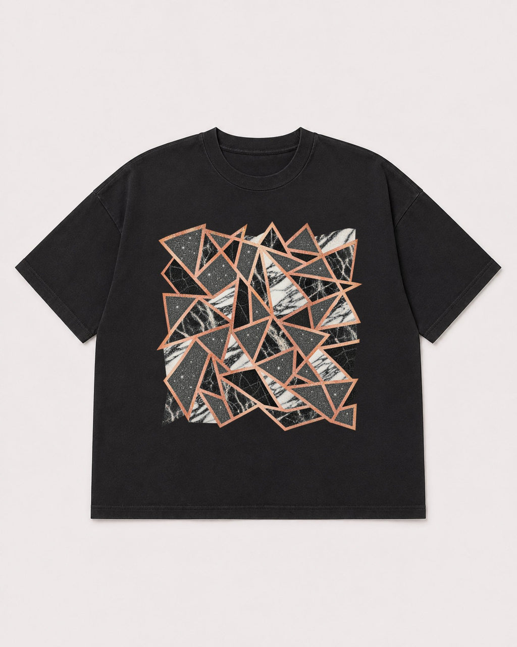 Mockup Boxy Heavyweight Tee Black product