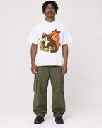 Mockup Boxy Heavyweight Tee White male full-body 04