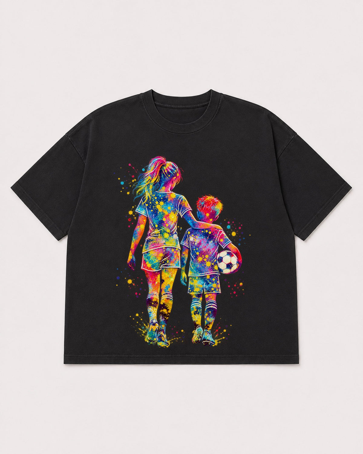 Mockup Boxy Heavyweight Tee Black product