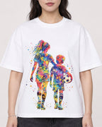 Mockup Boxy Heavyweight Tee White female close-up 03