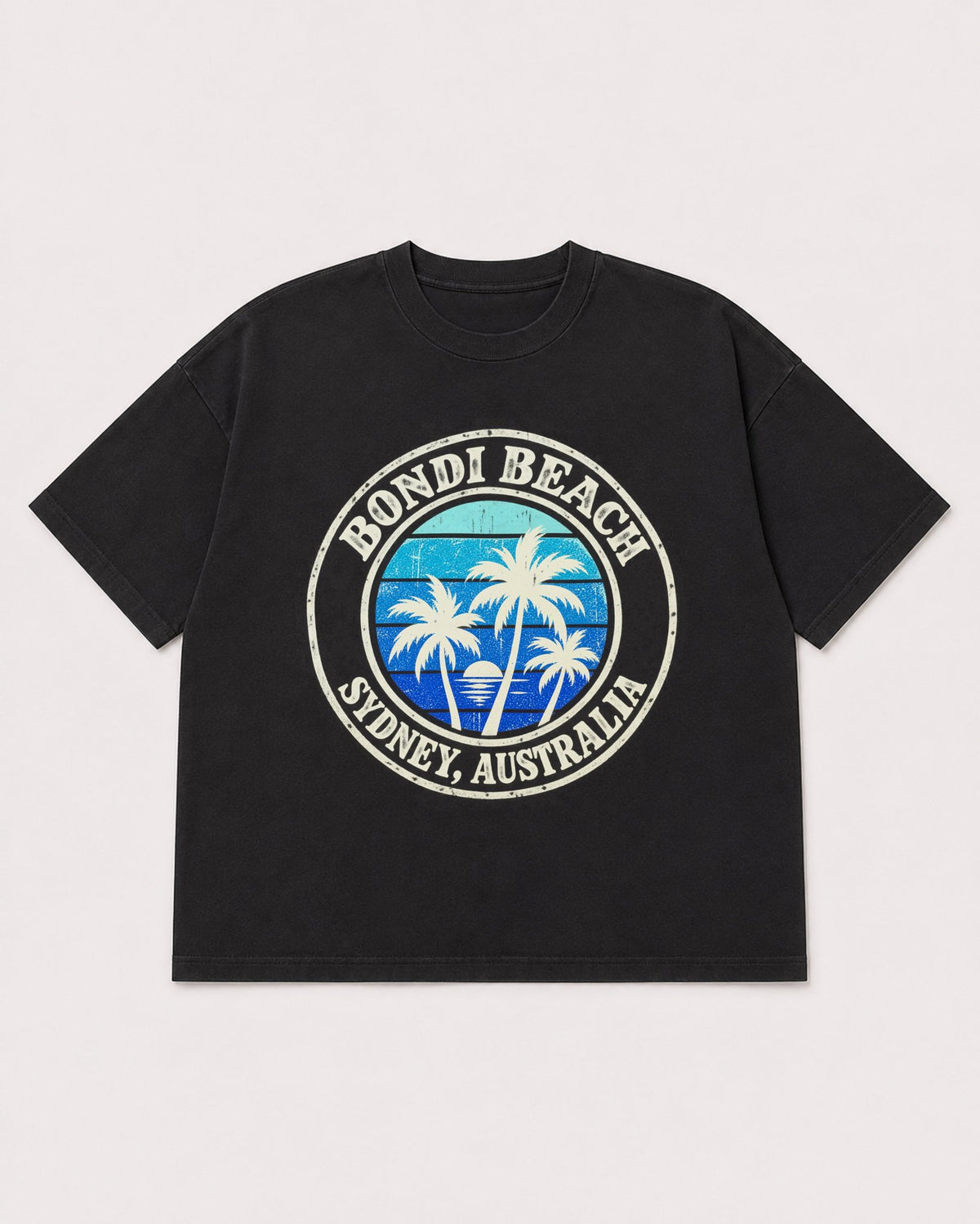 Mockup Boxy Heavyweight Tee Black product