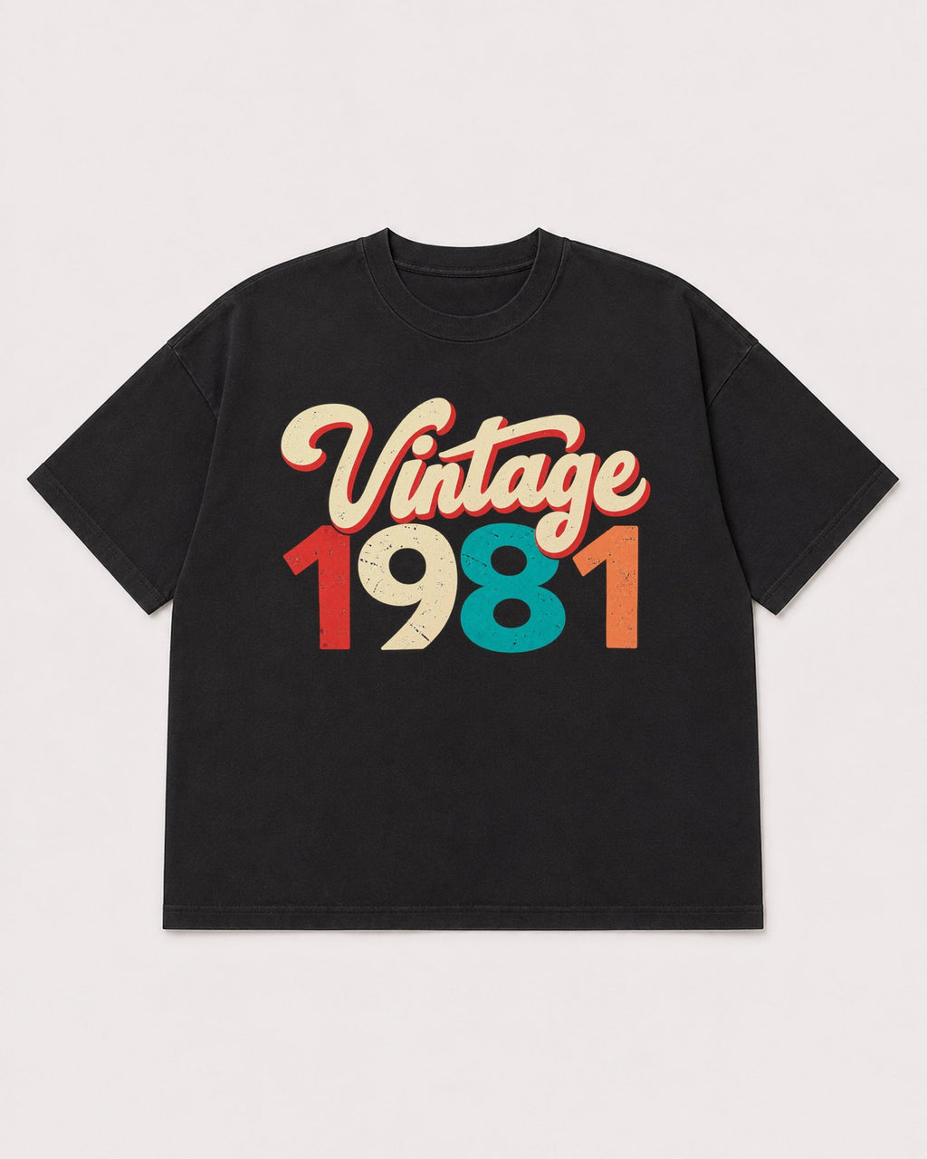 Mockup Boxy Heavyweight Tee Black product