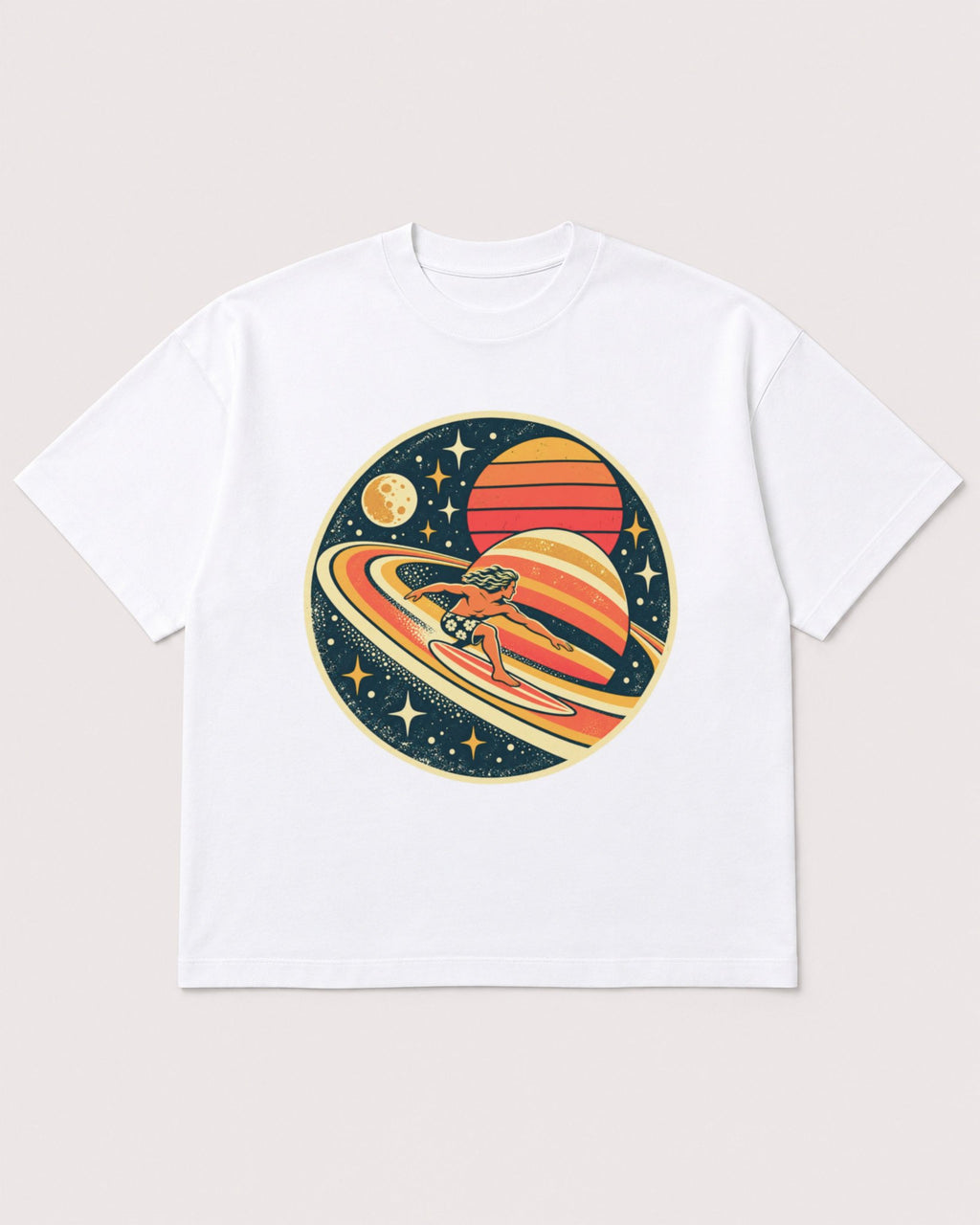 Mockup Boxy Heavyweight Tee White product