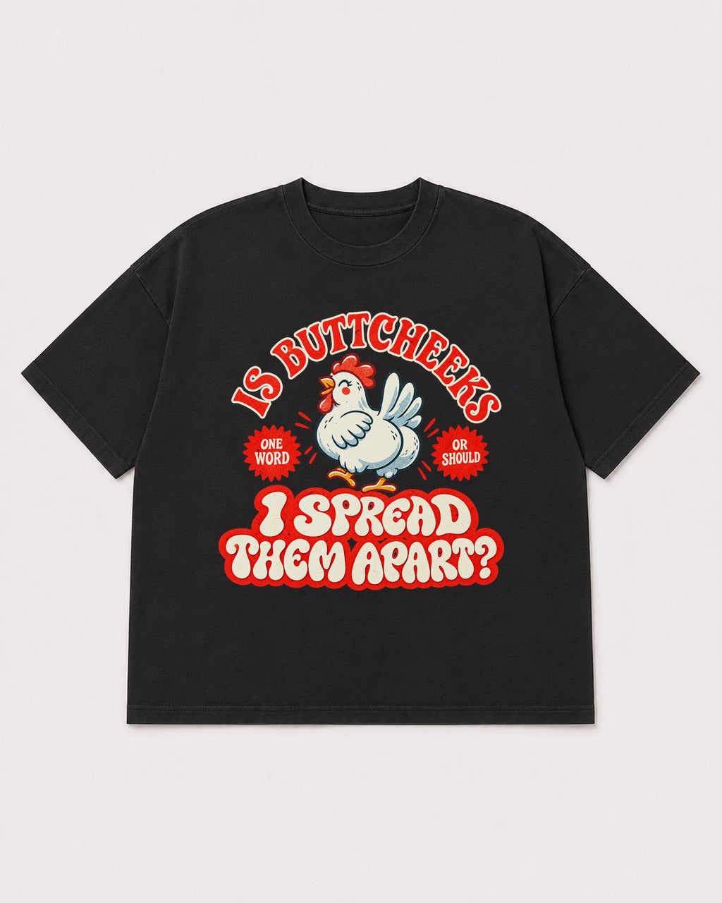 Mockup Boxy Heavyweight Tee Black product