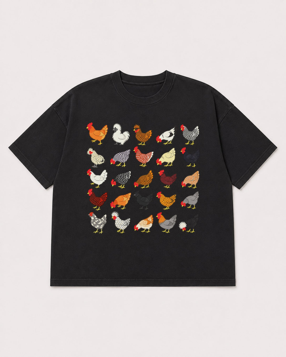 Mockup Boxy Heavyweight Tee Black product