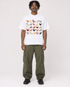 Mockup Boxy Heavyweight Tee White male full-body 04