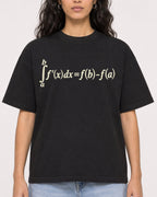 Mockup Boxy Heavyweight Tee Black female close-up 07