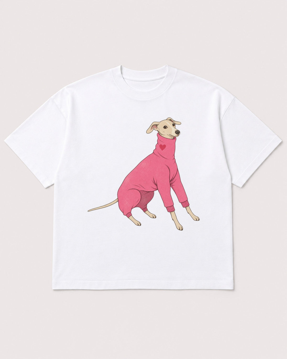 Mockup Boxy Heavyweight Tee White product
